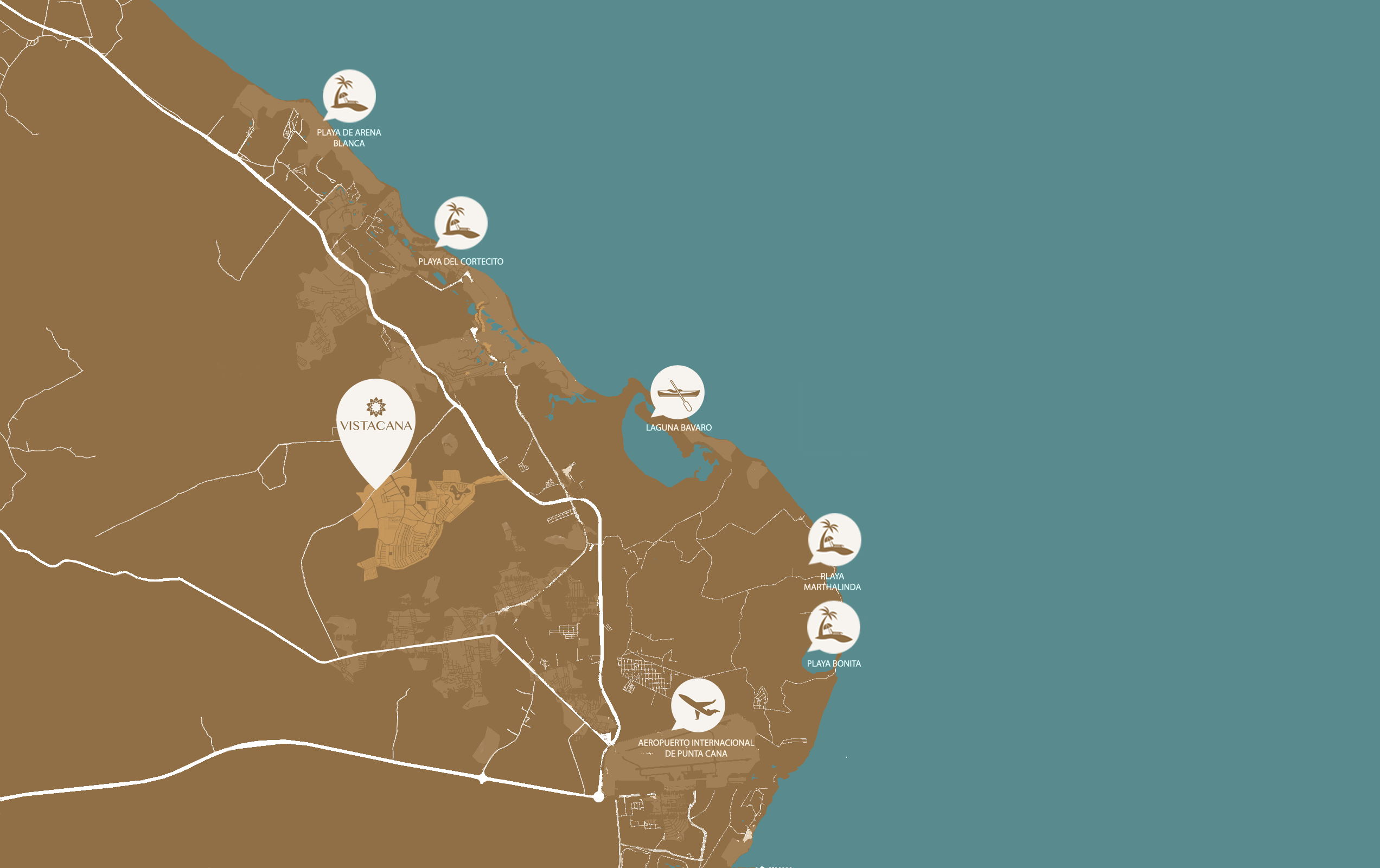 Plano de ubicación — Zayes 2 en Vista Cana